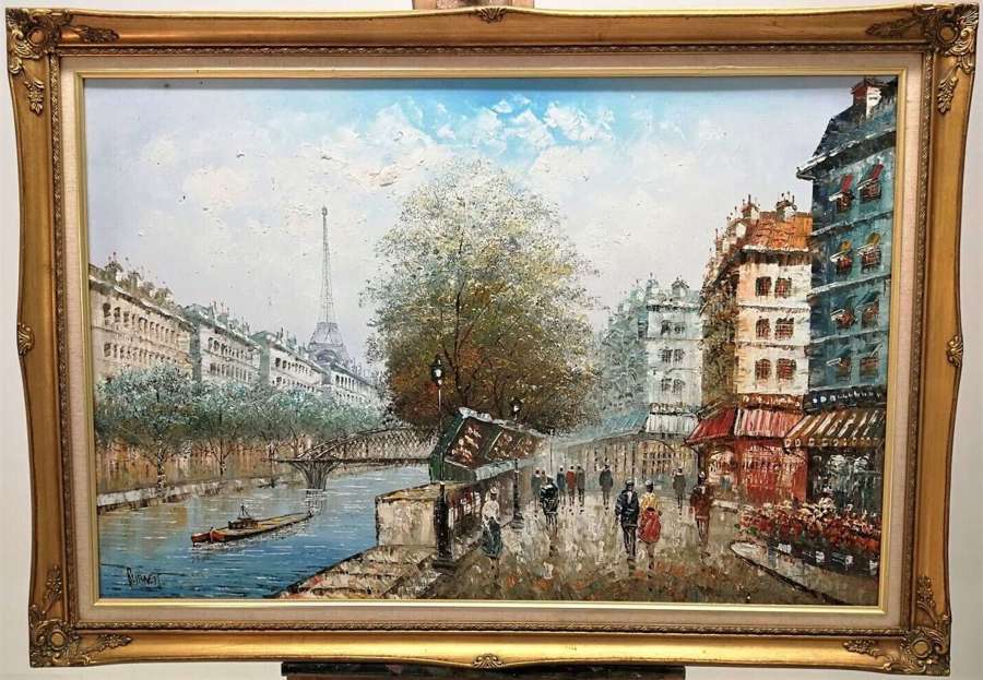 20th century Parisian street scene by Caroline Burnett